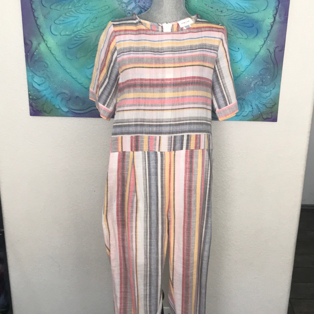 Lovely Striped Jumpsuit